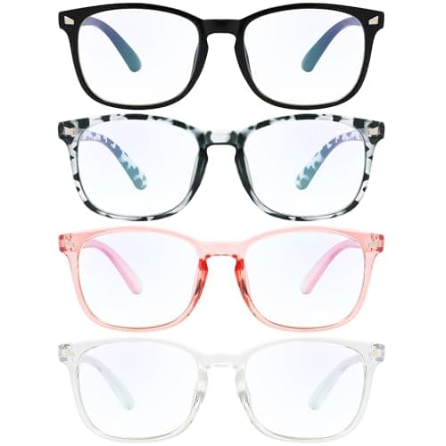 MIGSIR Blue Light Blocking Glasses for Computer Gaming, Fashion Fake Helps Reduce Screen Fatigue Eyeglasses for Women Men - Image 1
