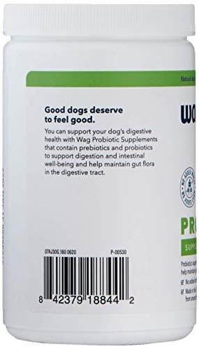 Amazon Brand - Wag Probiotic Supplement Chews for Dogs, Supports Digestive Health and Gut Flora, Natural Duck Flavor, 160 Count, Pack of 1 - Image 6