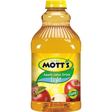 Mott's Apple Light Juice Drink, 64 Fl Oz Bottle (Pack Of 8), 42% Fruit Juice With 50% Fewer Calories Than 100% Apple Juice, Excellent Source Of Vitamin C - Image 9