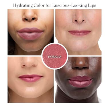 Ogee Tinted Sculpted Lip Oil - Lip Stain Made with 100% Organic Coconut Oil, Jojoba Oil, and Vitamin E - Best as Lip Balm, Lip Color or Lip Treatment - ROSALIA - Image 2