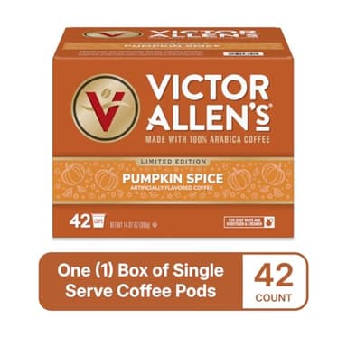 Victor Allen's Coffee Pumpkin Spice Flavored, Medium Roast, 42 Count, Single Serve Coffee Pods for Keurig K-Cup Brewers - Image 3