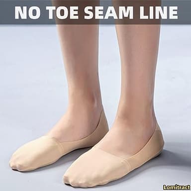 Lomitract No Show Socks Womens: Footies No See Sock for Sneaker Loafer Flats Non Slip, Thin Boat Sox, Low Cut Liner, Invisible Hidden, Nude Beige Skin Color - Image 5