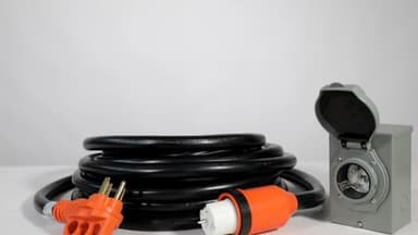Finderomend 15 ft 50 Amp Generator Cord and Power Inlet Box Combo Kit,125/250 Volts,Generator Power Cord NEMA 14-50P to SS2-50R Extension Cord,for Home RV Backup Power Solution - Image 6