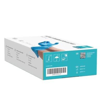 EUROPAPA Nitrile Examination Gloves, Blue, XL, Pack of 100 - Image 7