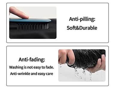 V VALANCH Moon Blue Polo Shirts for Men Short Sleeve Summer Collared Golf Polo Athletic Shirts - Image 6