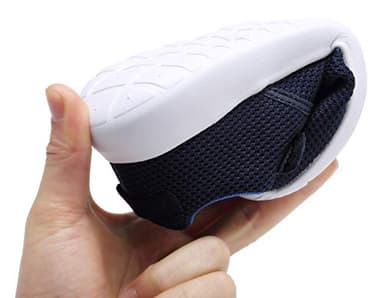 TOEDNNQI Boys Girls Sneakers Kids Lightweight Breathable Strap Athletic Running Shoes for Toddler/Little Kid/Big Kid 179-Blue/White Size 1 - Image 5