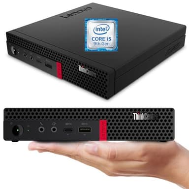 Lenovo ThinkCentre M720q Mini Desktop PC, M720Q Micro Computer Core i5-9th, 32GB RAM, 1TB SSD, Wireless Keyboard, Windows 10 Pro (Renewed) - Image 1