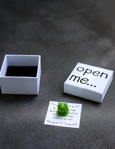 I Love You Gift, Frog Gift, Gift For Boyfriend, Gift For Girlfriend, Frog Keepsake, Matchbox Gift, Valentine's Day Gift for Her. - Image 5