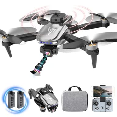 Drone, Drones with camera for adults 4k, Drones for kids 8-12, Brushless Motor, FPV Foldable Drone, Carrying Case, 40 mins Battery Life, Christmas gifts, 360° Flip, APP Control - Image 8
