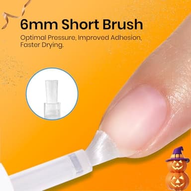 Beetles 15ml Nail Dehydrator and Primer - Acid Free & Hema-Free Natural Prep Dehydrate and Bond Primer for Acrylic Fast Dry Nail Supplies Professional Salons Halloween Set - Image 6