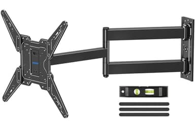 MOUNTUP Long Arm TV Wall Mount for Most 32-65 Inch TVs, Corner TV Mount Full Motion with 31.3” Long Extension, Swivel & Tilt Articulating Bracket, MAX VESA 400x400mm, Holds up to 99 lbs MU0075 - Image 1