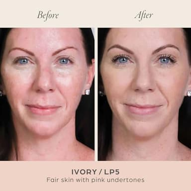 PUR Beauty 4-in-1 Pressed Mineral Makeup Powder Foundation with SPF 15 - Concealer & Finishing Compact Pressed Powder for Face - Buildable Medium to Full Coverage Foundation Powder (Ivory) - Image 3