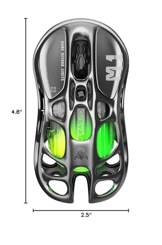 GravaStar Mercury M1 Pro Wireless Gaming Mouse – 26,000 DPI PAW3395DM Sensor • Lightweight Magnesium Alloy • Tri-Mode (Wired/2.4GHz/Bluetooth) • 4K Polling Rate • Up to 200-Hour Battery - Image 9