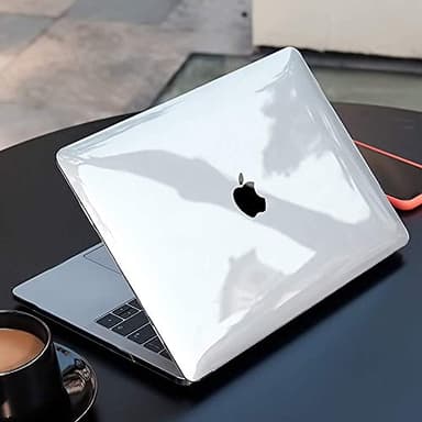 EooCoo Hard Case Compatible with MacBook Air 13.3 inch M1 Chip 2021-2018 with Retina Display, Air 13.3 inch Plastic Protective Case + Transparant Keyboard Cover + Screen Protector, Crystal Clear - Image 8
