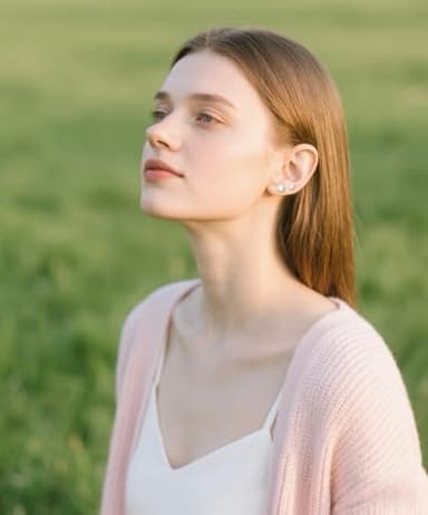 5 Pairs Small Stud Earrings for Women Diamond-Like Shine Cubic Zirconia Earrings for Sensitive Ears Hypoallergenic Surgical Stainless Steel Tiny Stack Earrings for Multiple Piercing - Image 8