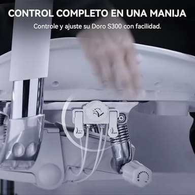 SIHOO Doro S300 Ergonomic Office Chair, Computer Chair, Gaming Chair with Dual Dynamic Lumbar Support, 6D Coordinated Armrests, Adjustable Rolling Chair (White Italian Velvet Mesh) - Image 6