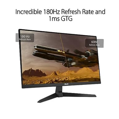 ASUS TUF Gaming 25” (24.5 viewable) 1080P Gaming Monitor (VG259Q3A) – FHD, 180Hz, 1ms, Fast IPS, Extreme Low Motion Blur, FreeSync, Variable Overdrive, Speakers, 99% sRGB, Shadow Boost 3yr Warranty - Image 3