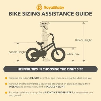 RoyalBaby Freestyle Kid’s Bike, 14 inch with Training Wheels, Fuschia, Gift for Boys and Girls - Image 4