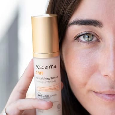 Sesderma C-VIT Revitalizing Gel Cream, Powerful Antioxidant Gel Cream Infused with Vitamin C & Hyaluronic Acid for Youthful, Vibrant Skin, 1.7 fl oz - Image 3