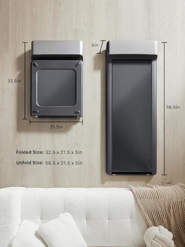 WALKINGPAD P1 Foldable Walking Pad Treadmill for Home Office, Under Desk Treadmill with Adaptive Speed Control, Compact Design for Small Spaces, No Assembly Needed - Image 5