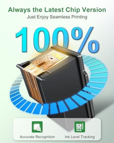 67XL Ink Cartridges Black Color Combo Pack Replacement for HP Ink 67 HP67XL 67 XL Compatible with DeskJet 2755e 2700 2700e 4155e 4100 Envy 6000 6055e 6455e Printer - Image 2