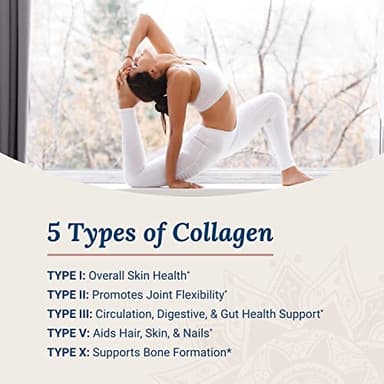 Live Conscious Beyond Collagen Multi Collagen Powder for Women w/Types I, II, III, V & X - Keto Friendly, Hydrolyzed Collagen Peptides Powder Blend w/Biotin & Vitamin C 41 Servings - Image 3