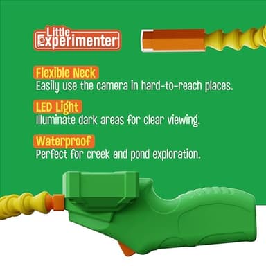 Borescope Snake Camera with Light for Kids, Outdoor Educational STEM Toys, Science Gifts for 5 Year Old Boy, Camping Nature Activities, Best Birthday Gift for Boys, Girls Ages 4,5,6,7,8,9,10 Years Old - Image 4