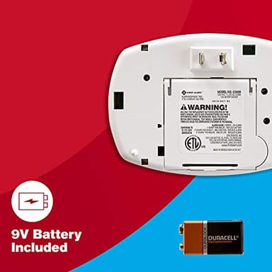 FIRST ALERT Plug-In Carbon Monoxide Detector with Battery Backup, (Pack of 3), CO605 - Image 4