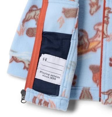 Columbia Baby Zing III Fleece, Ripple Blue Trail Tails, 3/6 - Image 9