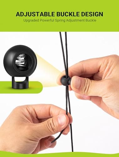 SARDVISA 2-Packs Tennis Ball Garage Parking Aid with Non-Elastic String, Precise Garage Car Stop Indicator w/Adjustment Buckle, Easy Installation, Parking Stopper Assist for Garage Accessories - Image 5