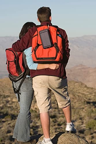 Mregb Power Bank,Solar Charger,36800mAh 5V3.1A QC 3.0 Dual 2 USB Port Built-in Powerful Flashlight IPX7(Black) - Image 7