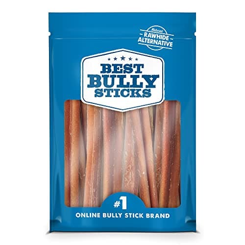 Best Bully Sticks 4 Inch Bully Sticks - 8 oz (Pack of 1) - Natural Grass-Fed, Grain and Rawhide Free, Ideal for Small or Young Canines - Image 1