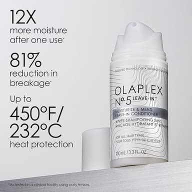 Olaplex Nº.5 Leave-In Conditioner, Moisturizes & Mends Split Ends, Heat Protectant, Reduces Breakage, Continuously Repairs & Protects Damaged Hair - Image 4