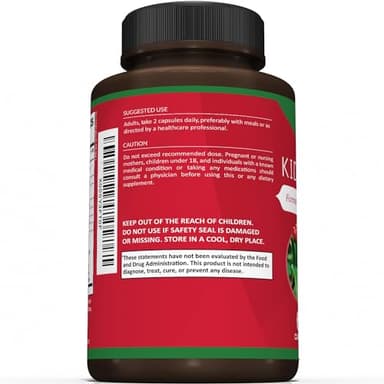 Premium Kidney Cleanse Supplement – Powerful Kidney Support Formula with Cranberry Extract Helps Support Healthy Kidneys & Urinary Tract Support– 60 Vegetarian Capsules - Image 3