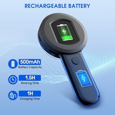 Pocket Digital Microscope for Adults Kids: 100X Handheld Magnifying Glass with Light, USB Coin Magnifier for Collector, Portable Jewelers Loupe with 2" Screen, Mini Scope for Trichome - Image 8