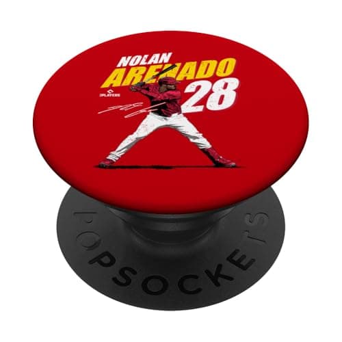 Nolan Arenado | St. Louis Baseball Players | MLBNAO3001 PopSockets Adhesive PopGrip - Image 1