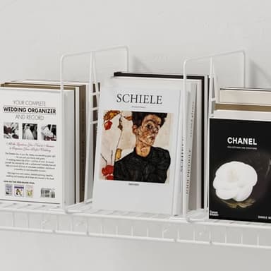 Urban Deco 8PK Shelf Dividers for Wire Shelves Closet Shelf Divider Organizer Wire Shelf Dividers for Closet Organization,Shelves,Bedroom,Kitchen,Cabinet Storage Easy to Install-White - Image 3