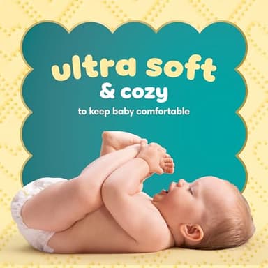 Pampers Swaddlers Disposable Baby Diapers Size 1, 198 Count with Sensitive Water Based Baby Wipes 12 Flip-Top Packs (1008 Wipes Total) - Image 4