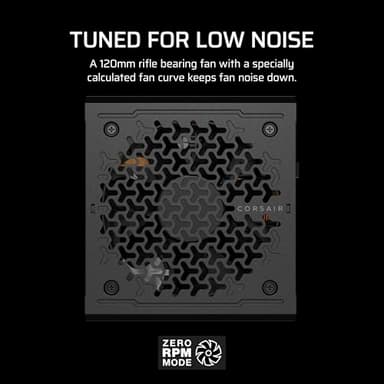 CORSAIR RM650e (2025) Fully Modular Low-Noise ATX Power Supply with 12V-2x6 Cable – ATX 3.1 & PCIe 5.1 Compliant, Cybenetics Gold Efficiency, 105°C-Rated Capacitors, Modern Standby Mode – Black - Image 5