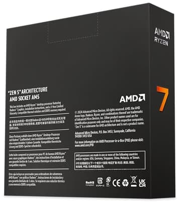 AMD Ryzen™ 7 9700X 8-Core, 16-Thread Unlocked Desktop Processor - Image 5