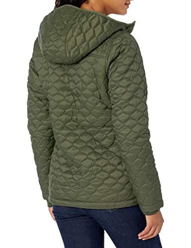Amazon Essentials Women's Lightweight Quilted Full-Zip Water-Resistant Sherpa-Lined Hooded Puffer Jacket, Olive, XX-Large - Image 2