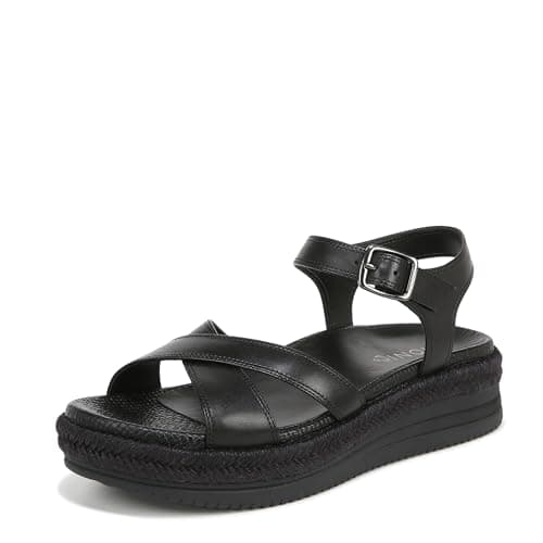 Vionic Womens Mar Sandal Black Leather 6.5 M - Image 1