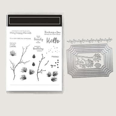 2025-2026 Stamps and Dies for Card Making, Stamps and Dies Set 2025 for Christmas and Halloween, Die Cut DIY Various Festivals Album Scrapbooking Birthdays Greeting Card (M4290) - Image 1