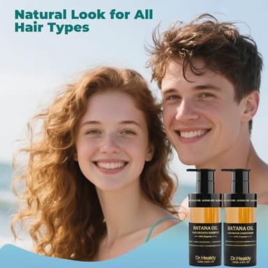 Dr. Healdy Batana Oil Shampoo and Conditioner Set - for Hair Growth,Thickening & Hydration,Sulfate Free - Fights Hair Loss & Clarifies Scalp -Root Activator Shampoo for Men (6.8 Fl Oz×2) - Image 7