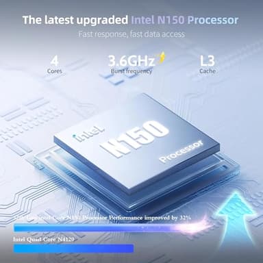 HP Laptop Computer for Home Student Study, 1-Year Office 365, 4GB RAM, 256GB Storage (128GB UFS + 128GB Micro SD Card), 14 Inch, Intel Processor (Beat i3-1115G4), WiFi 6, Bluetooth 5.4, Windows 11 S - Image 4