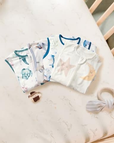 TOTBASIC Toddler Sleep Sack 2T-3T-4T, Light Wearable Blanket Baby Sleeping Bag with 2-way Safe Zipper, Ultra Soft Summer Sleep Sacks for 24-36-48 Months, XL, 2 Pack(Oceanic Crew) - Image 8