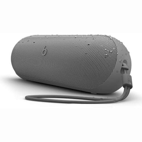 Beats Pill x Kim Kardashian - Wireless Bluetooth Speaker and Portable Charger via USB-C - Up to 24 Hours Battery Life, IP67 Water Resistant, Apple & Android Compatible, Built-in Mic – Dark Gray - Image 1