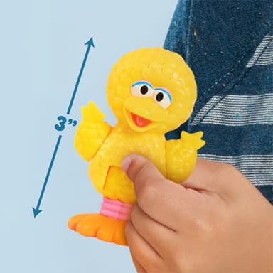 Sesame Street Neighborhood Friends, 7-piece Poseable Figurines, Kids Toys for Ages 2 Up by Just Play - Image 3