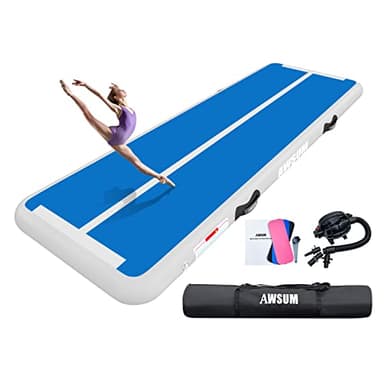 AWSUM 23ft x 6.6ft x 8inches Air Gymnastics Mat Inflatable Tumble Track Mats with Electric Pump for Home Use/Gym - Image 1