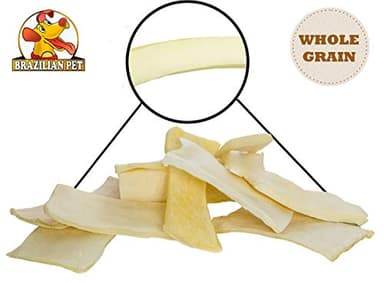 Premium Thick Cut Chips, Wholegrain Rawhide (Last Much Longer Than Traditional Chips). 100% Natural. Great Behavioral Dog Chew Treat Solution. No Preservatives. (5 Pounds) - Image 4